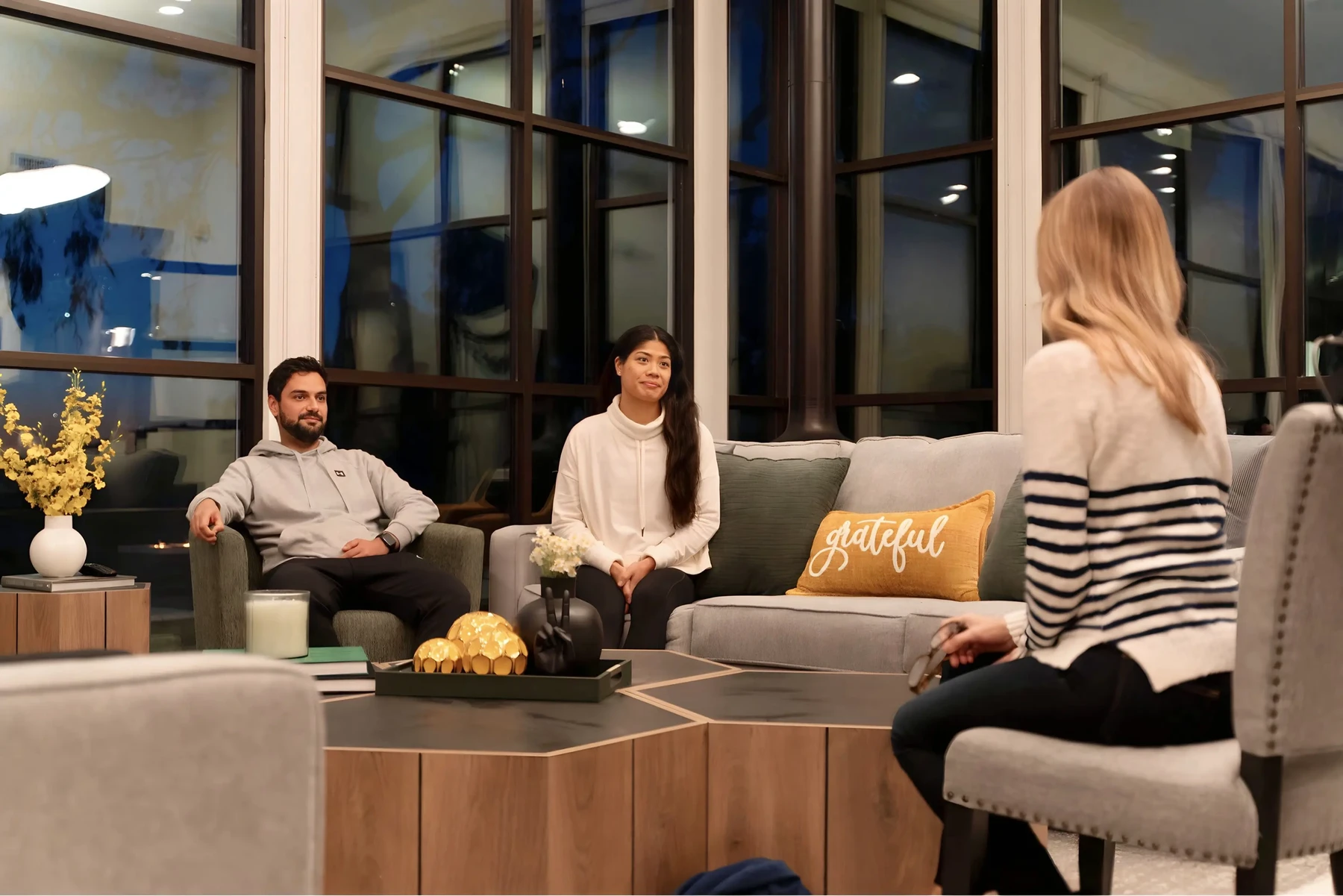 Group therapy room at the Lakeview residence